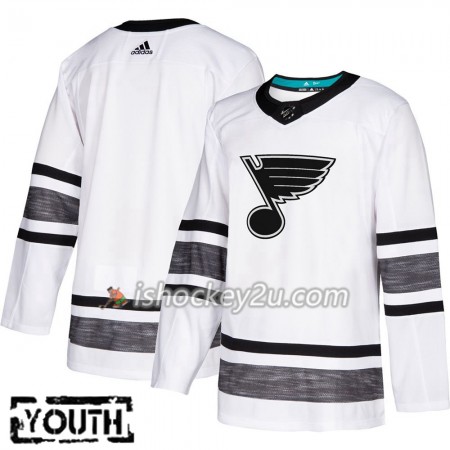 Børn NHL St. Louis Blues Trøje Blank Hvid 2019 All-Star Adidas Authentic